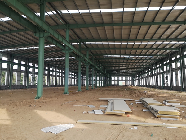 山東乾鋼金屬科技有限公司二期鋼結構工程
