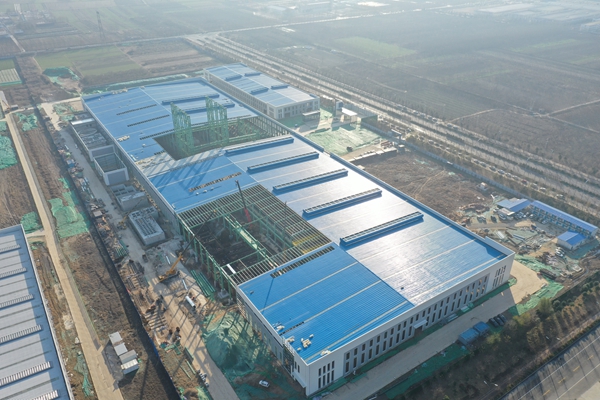 山東乾鋼金屬科技有限公司二期鋼結構工程